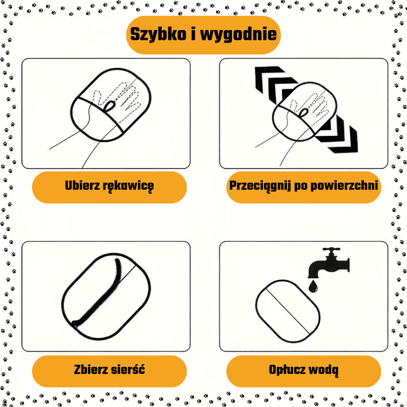 Sierściara - Łapka do sierści
